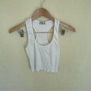 Eterne rib racer back tank